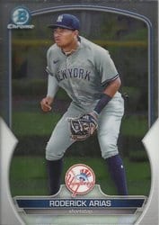 2023 Bowman Chrome Prospects Roderick Arias #BCP-135 card