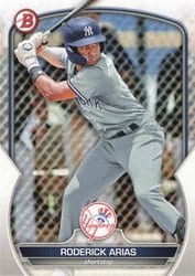 2023 Bowman Draft Base Set Roderick Arias #BD-49 card