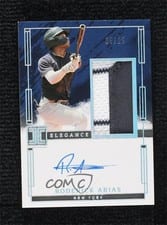 2024 Panini Impeccable Elegance Prospect Jersey Autographs Roderick Arias #EPJ-RA card