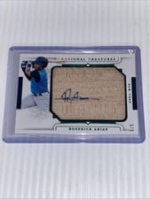 2024 Panini National Treasures Prospect Jumbo Lumber Signatures Roderick Arias #5 card