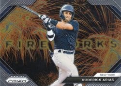 2024 Panini Prizm Fireworks Roderick Arias #5 card