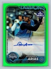 2024 Topps Pro Debut Autographs Roderick Arias #PD-80 card