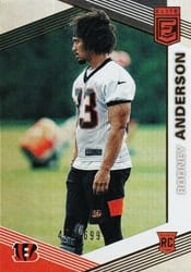 2019 Donruss Elite Base Set Rodney Anderson #174 card
