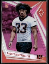 2019 Panini Phoenix Rodney Anderson #168 card