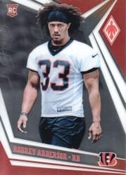2019 Panini Phoenix Base Set Rodney Anderson #168 card