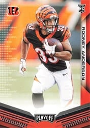 2019 Panini Playoff Base Set Rodney Anderson #272 card