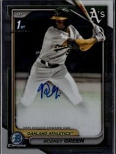 2024 Bowman Draft Chrome Prospect Autographs Rodney Green #CPA-RG card