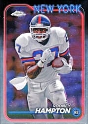 2024 Topps Chrome Base Set Rodney Hampton #144 card
