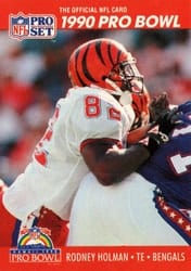 1990 Pro Set Base Set Rodney Holman #344 card
