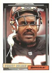 1992 Topps Base Set Rodney Holman #238 card