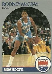 1990-91 Hoops Base Set Rodney McCray #259 card