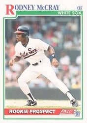 1991 Score Base Set Rodney McCray #763 card