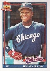 1991 Topps Base Set Rodney McCray #523 card