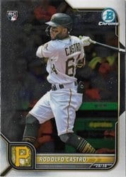 2022 Bowman Chrome Base Set Rodolfo Castro #20 card