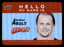 2025-26 Upper Deck MVP Hello My Name Is Stickers Rodrigo Abols #HNI-10 card