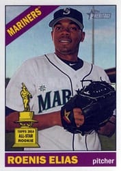 2015 Topps Heritage Base Set Roenis Elias #15 card