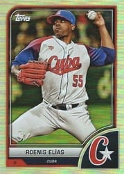 2023 Topps World Baseball Classic Base Set Roenis Elías #71 card