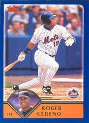 2003 Topps Base Set Roger Cedeno #547 card