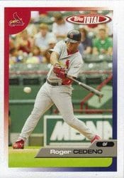2005 Topps Total Base Set Roger Cedeno #528 card