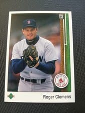 1989 Upper Deck Roger Clemens #195 card