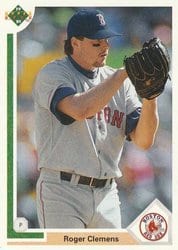 1991 Upper Deck Base Set Roger Clemens #655 card