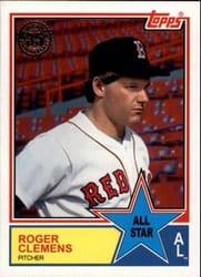 2018 Topps 1983 Topps Baseball 35th Anniversary All-Stars Roger Clemens #83AS-57 card