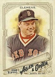 2018 Topps Allen & Ginter Base Set Roger Clemens #233 card