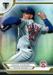 2018 Topps Triple Threads Base Set Roger Clemens #84 card