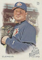 2019 Topps Allen & Ginter Base Set Roger Clemens #66 card