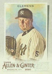2020 Topps Allen & Ginter Base Set Roger Clemens #49 card