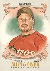 2021 Topps Allen & Ginter Base Set Roger Clemens #263 card