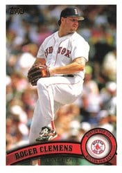 2021 Topps Archives Base Set Roger Clemens #275 card