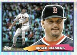 2022 Topps Archives 1988 Topps Big Foil Roger Clemens #88BF-49 card