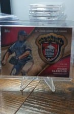 2023 Topps Crowning Achievements Commemorative Patches Roger Clemens #CA-RC card