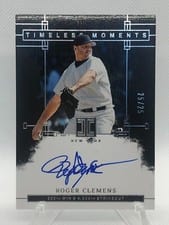 2024 Panini Impeccable Timeless Moments Signatures Roger Clemens #TMS-RC card