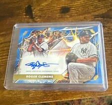 2024 Topps Cosmic Chrome Star Command Autographs Roger Clemens #SCA-RC card