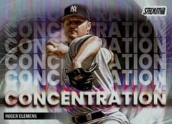 2025 Stadium Club Concentration Roger Clemens #C-1 card