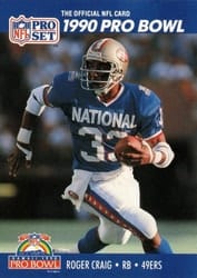 1990 Pro Set Base Set Roger Craig #385 card