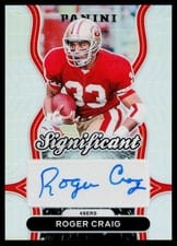 2024 Panini Prizm Significant Signatures Roger Craig #SS-RCG