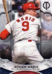 2019 Topps Tribute Base Set Roger Maris #59 card