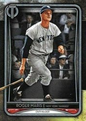 2020 Topps Tribute Base Set Roger Maris #67 card