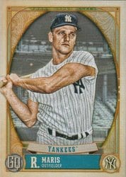 2021 Topps Gypsy Queen Base Set Roger Maris #313 card