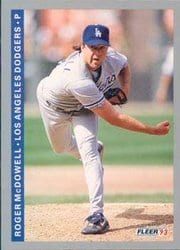 1993 Fleer Base Set Roger McDowell #451 card