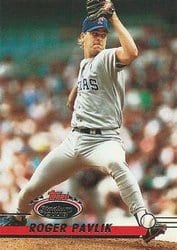1993 Stadium Club Base Set Roger Pavlik #193 card