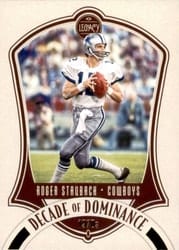 2021 Panini Legacy Decade of Dominance Roger Staubach #DD-3 card