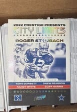2022 Panini Prestige City Limits Roger Staubach #CL-8 card