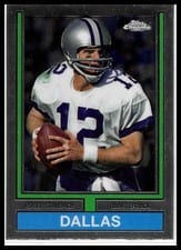 2024 Topps Chrome 1974 Topps Football Roger Staubach #74TF-19 card