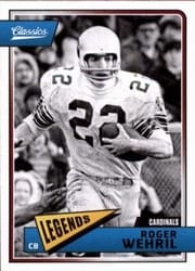 2018 Panini Classics Base Set Roger Wehrli #146 card
