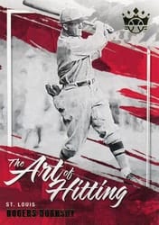2022 Panini Diamond Kings The Art of Hitting Rogers Hornsby #AH-6 card