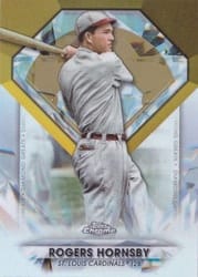 2022 Topps Chrome Update Diamond Greats Die-Cuts Rogers Hornsby #DGC-72 card